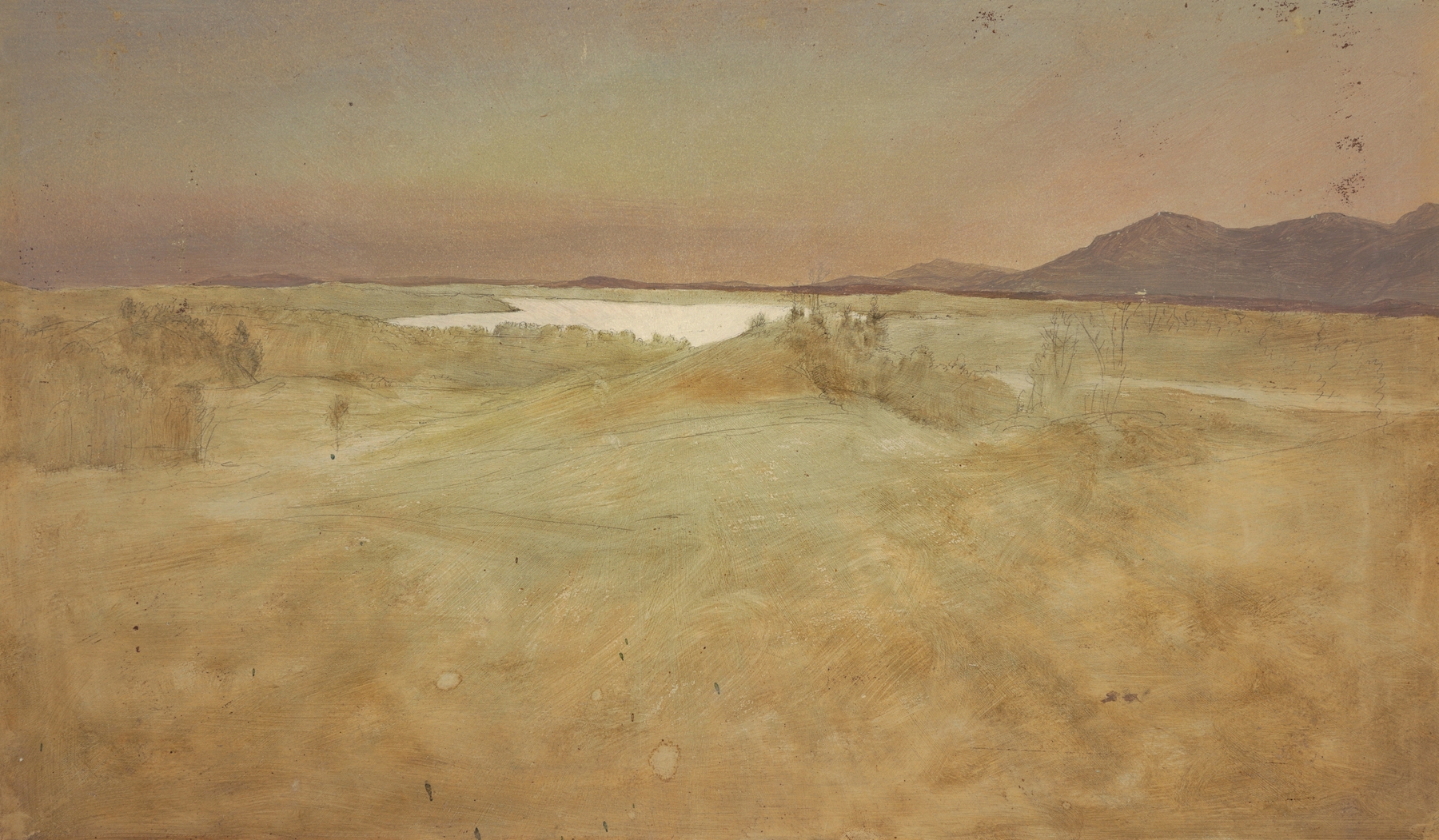 Looking from Olana, Southwest Across Hudson Valley, oil on canvas by Frederic Edwin Church