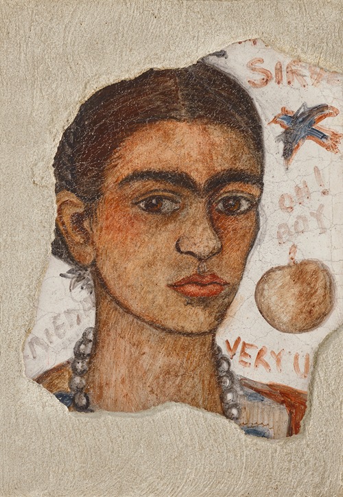 Frida Kahlo's 'Self-Portrait (Very Ugly)' explores identity through a raw and unconventional lens.