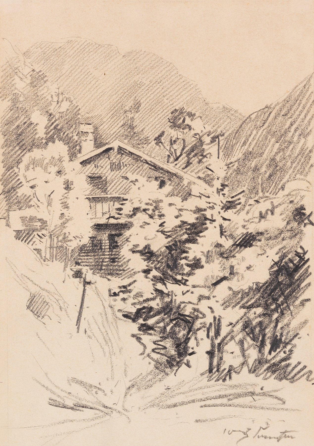 Walchensee, by Lovis Corinth, public domain