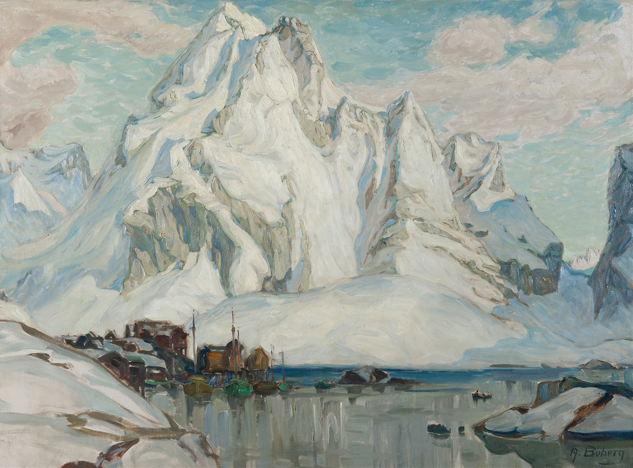 After the Massacre. Study from North Norway, by Anna Boberg, public domain