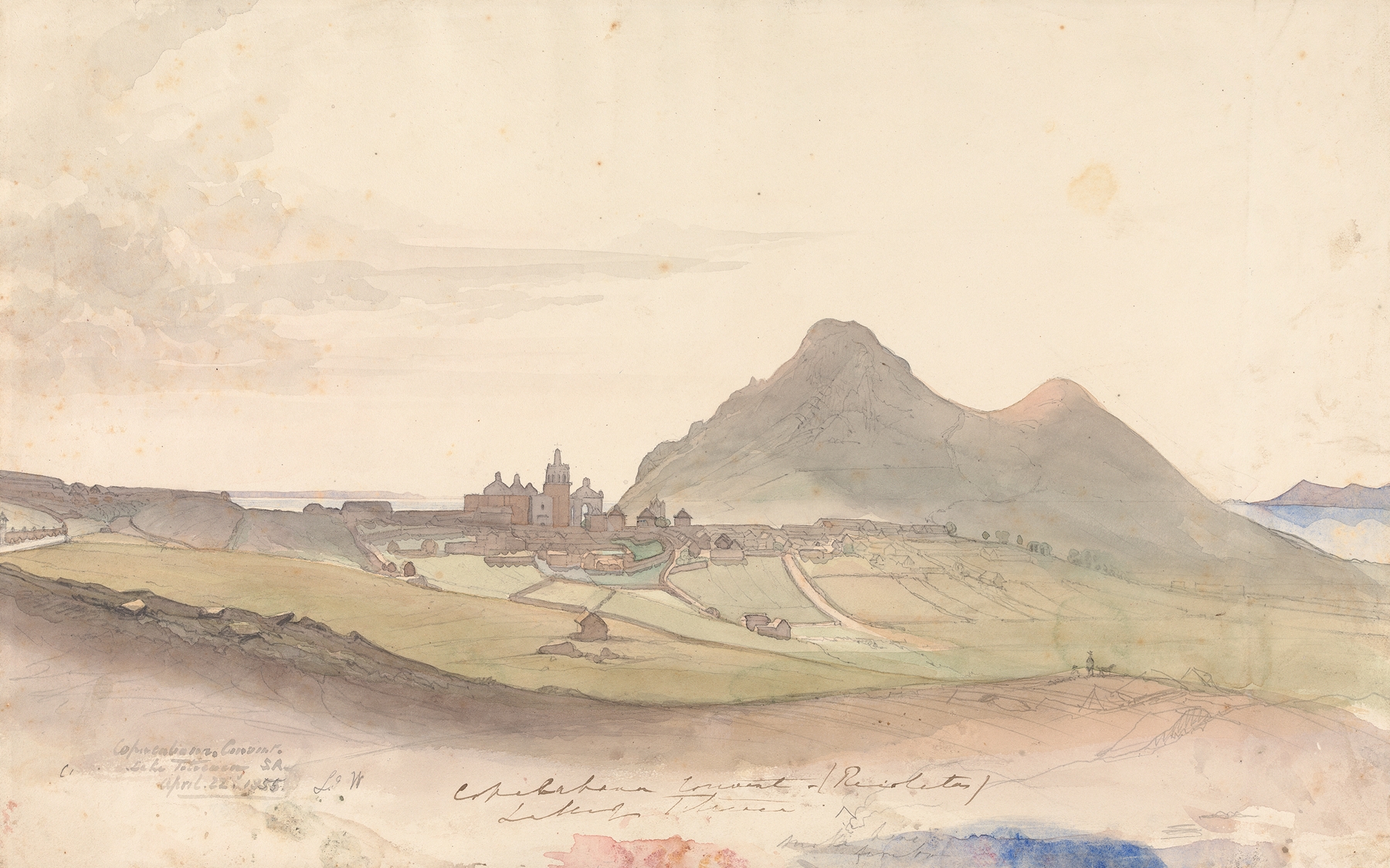 Basilica of the Virgin of Copacabana, architecture by Godfrey Thomas Vigne, 1855