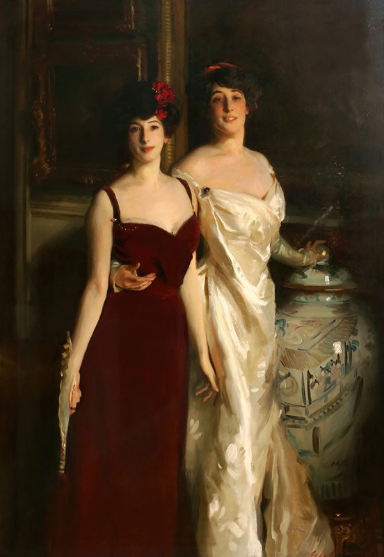 Portrait of two young girls by John Singer Sargent.