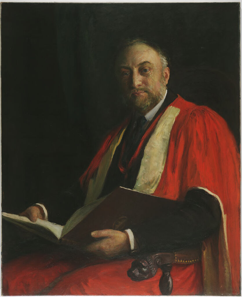Portrait of Edward Charles Pickering by Sarah Gooll Putnam, oil on canvas