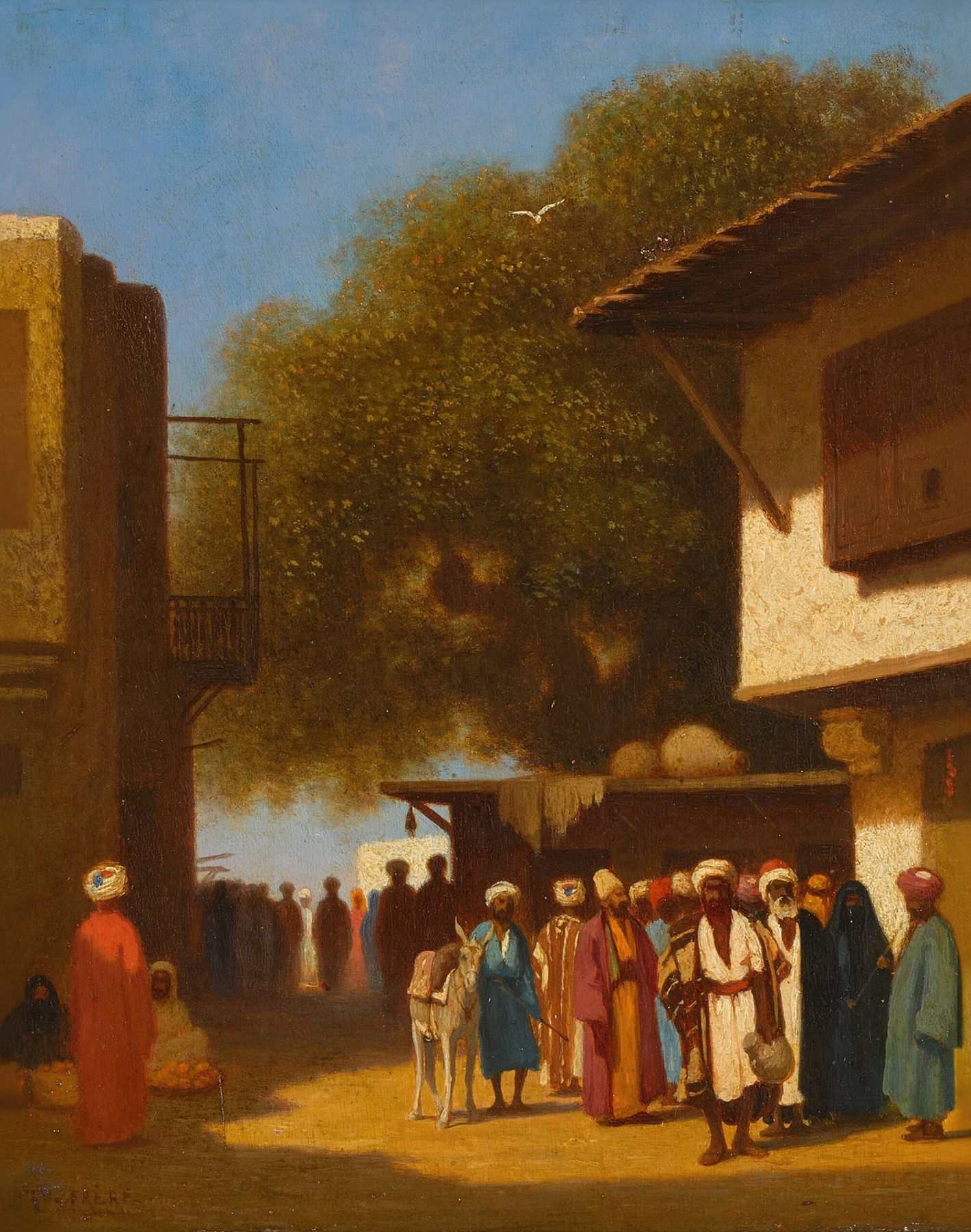 Street in Cairo, by Charles Théodore Frère, public domain