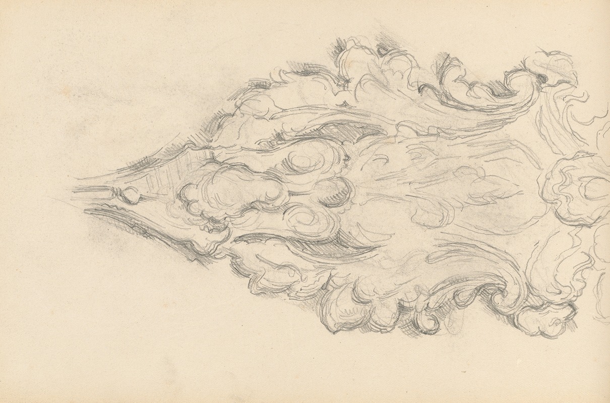 Paul Cézanne's 'Study of a Decorative Ornament' showcases intricate design elements.