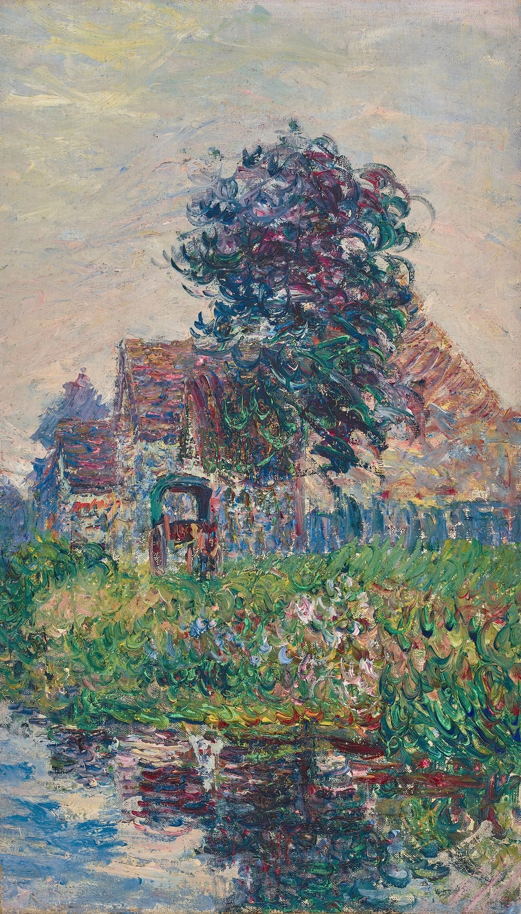 Bord de la rivière, by Gustave Loiseau, public domain