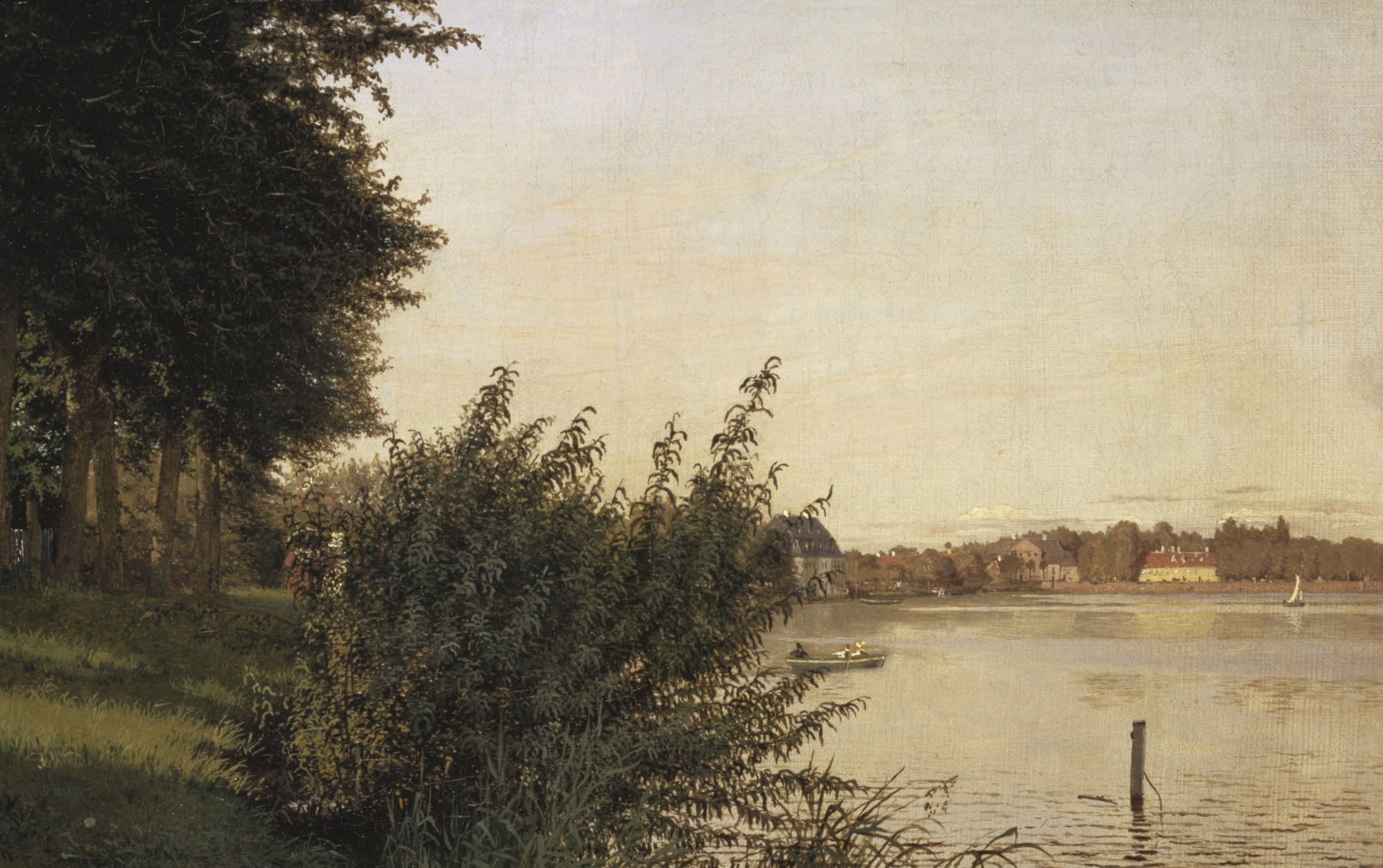 Dosseringen seen toward Österbro, by Christen Købke, public domain
