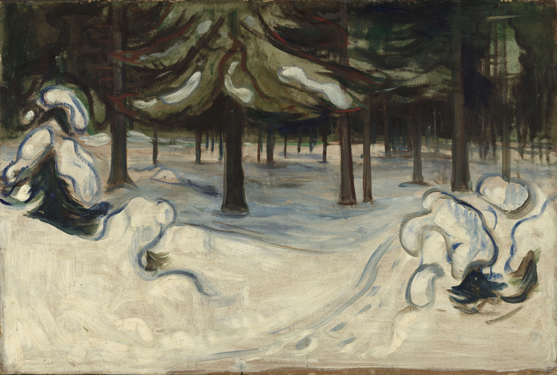 Winter, by Edvard Munch, public domain
