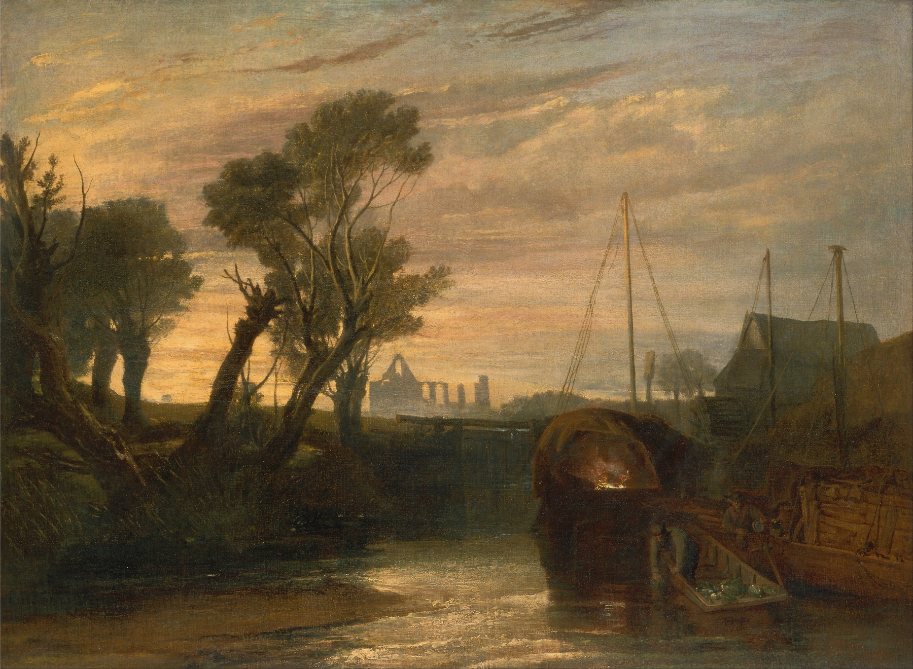 Newark Abbey, by Joseph Mallord William Turner, public domain
