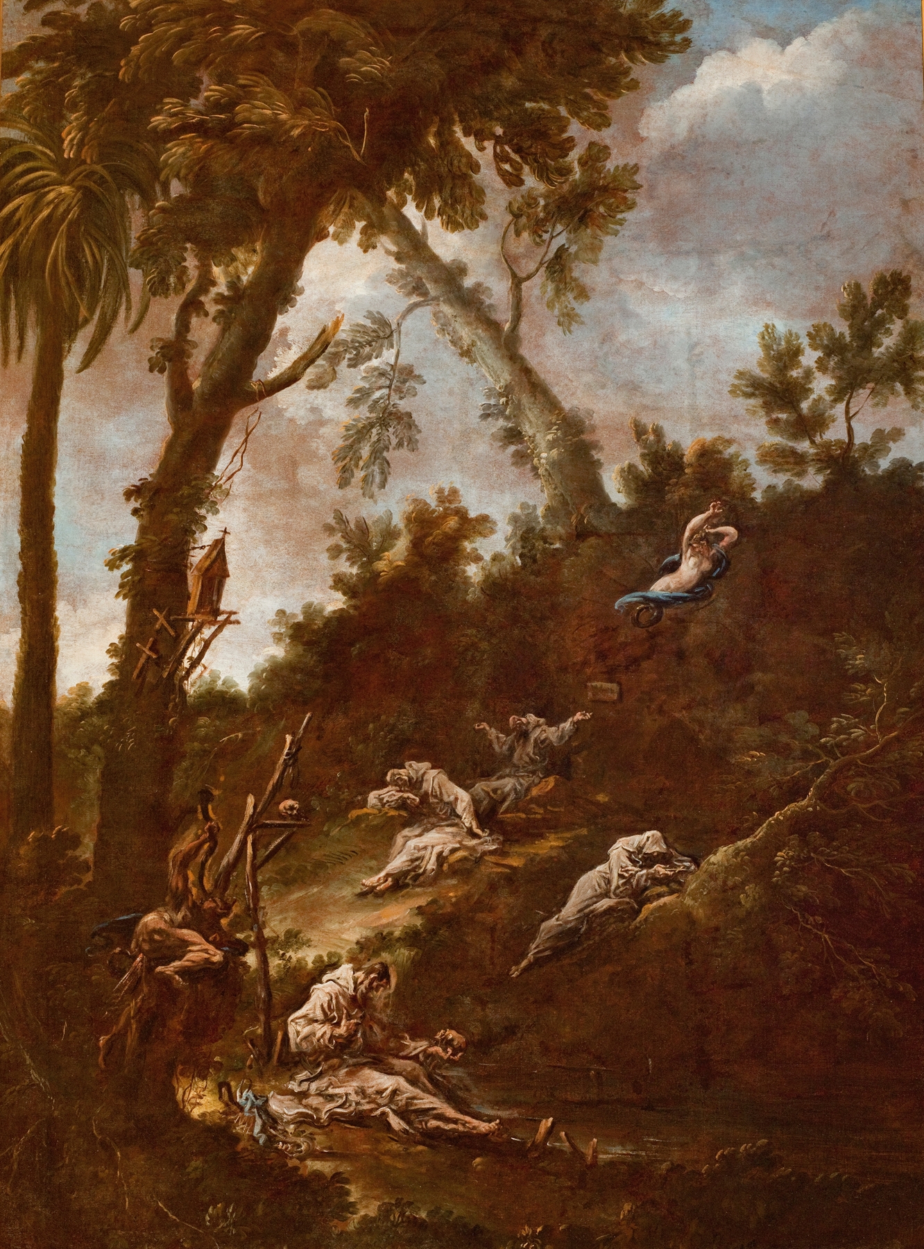 Hermits (Anachorets), by Alessandro Magnasco, public domain