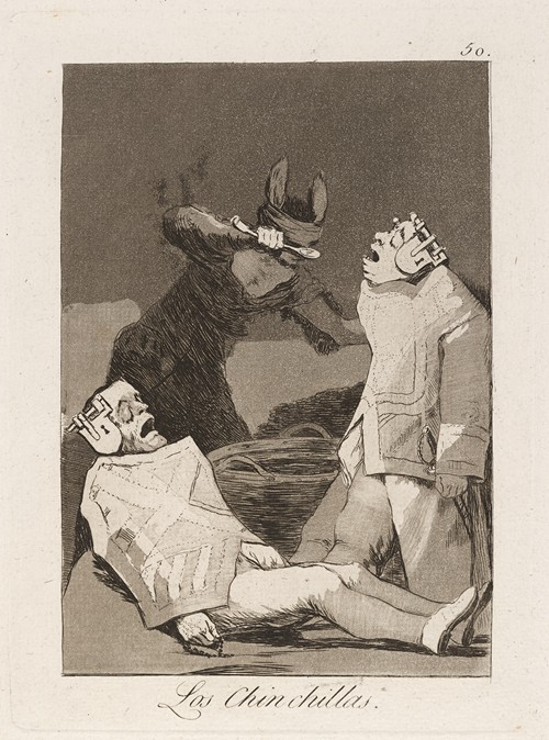 A painting by Francisco de Goya depicting chinchillas.