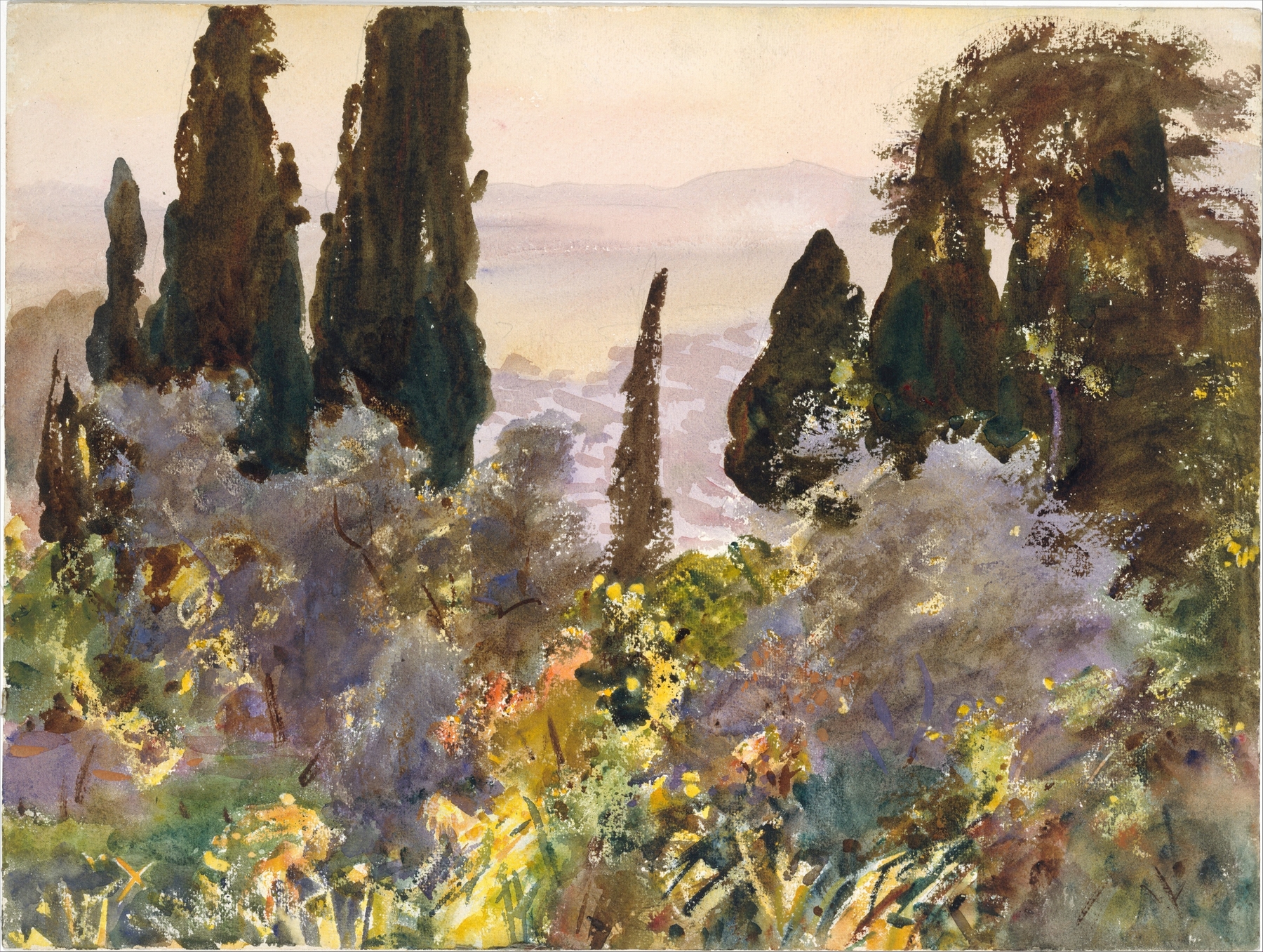 Granada, by John Singer Sargent, public domain