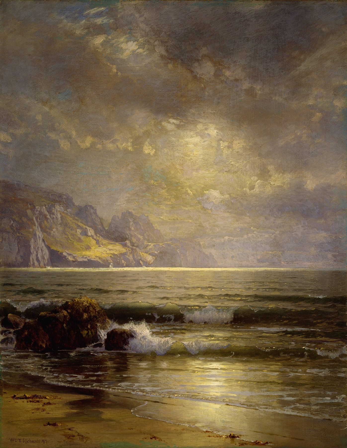 Seascape, by William Trost Richards, public domain