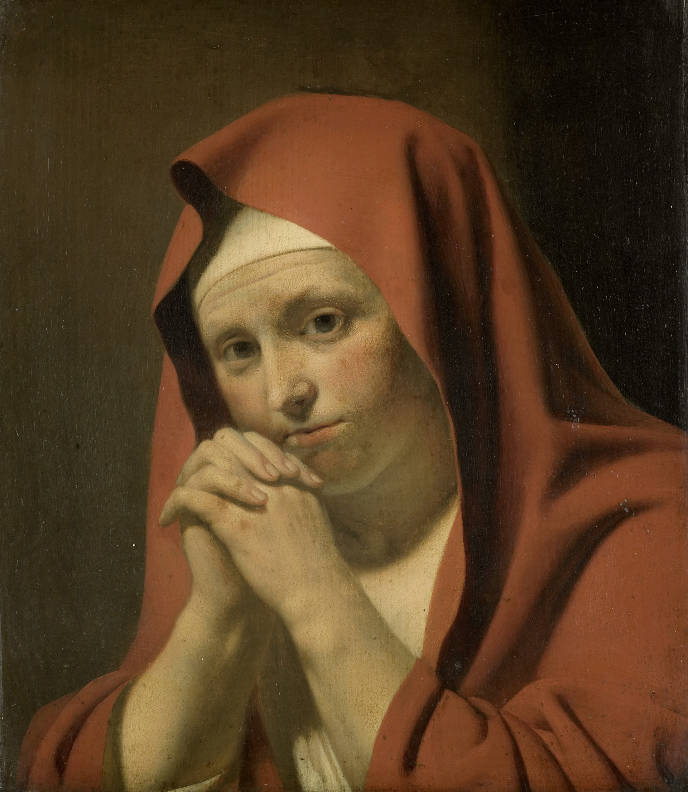 Mary Praying, by Caesar van Everdingen, public domain