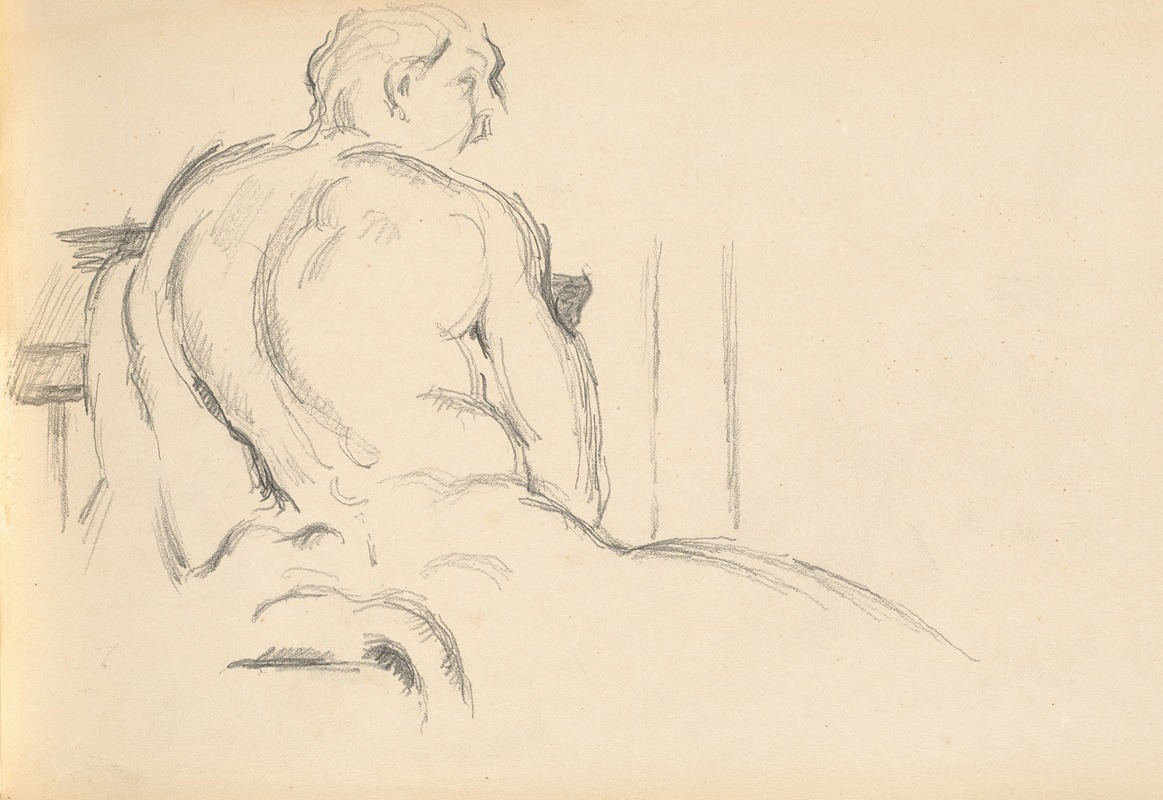 Cézanne's 'Study of Puget’s Hercules Resting' showcases a unique interpretation of classical mythology.