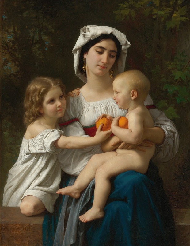 Les Oranges by William Bouguereau