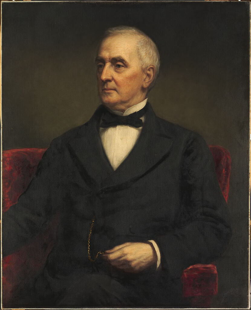 Portrait of William Amory, oil on canvas by Daniel Huntington