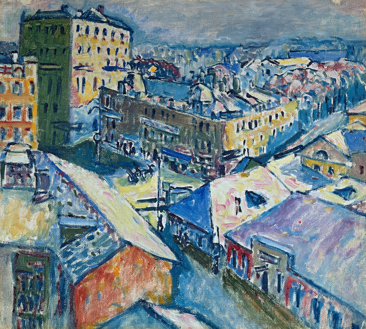 Zubovsky Platz, by Wassily Kandinsky, public domain
