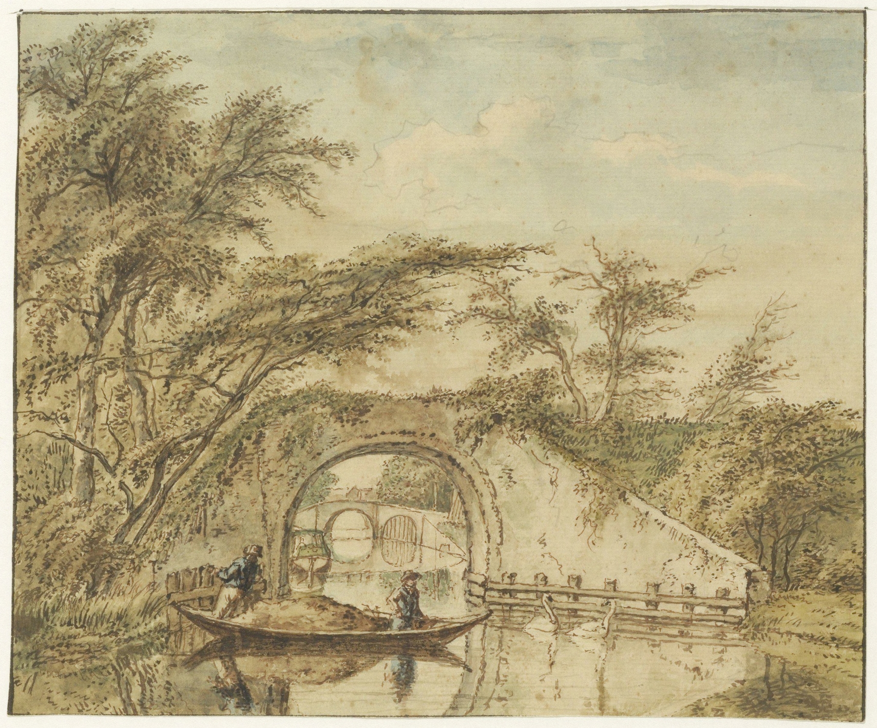 Landscape view of Haarlem by Wybrand Hendriks, oil painting