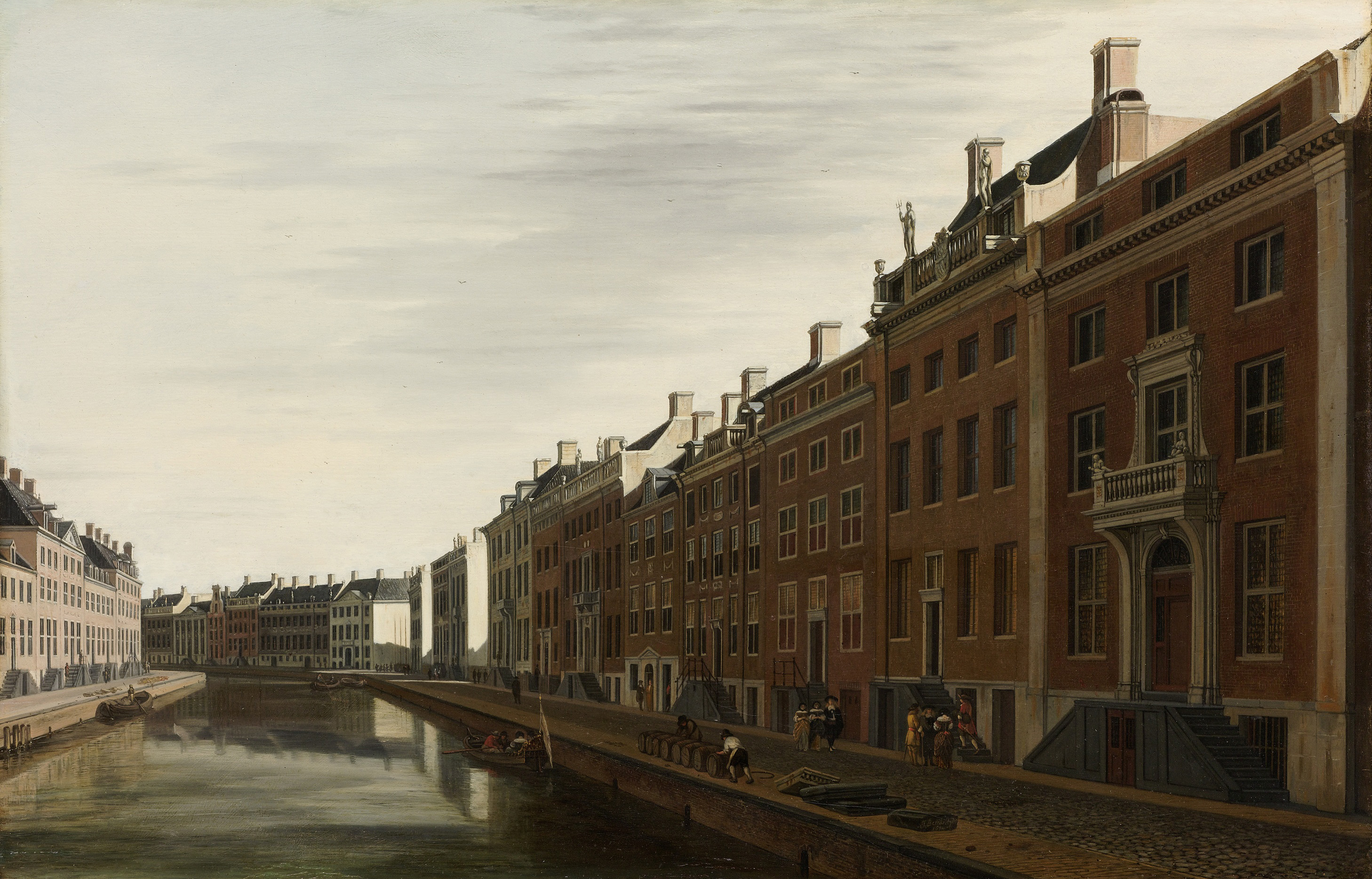 The ‘Golden Bend’ in the Herengracht, Amsterdam, Seen from the West, by Gerrit Berckheyde, public domain
