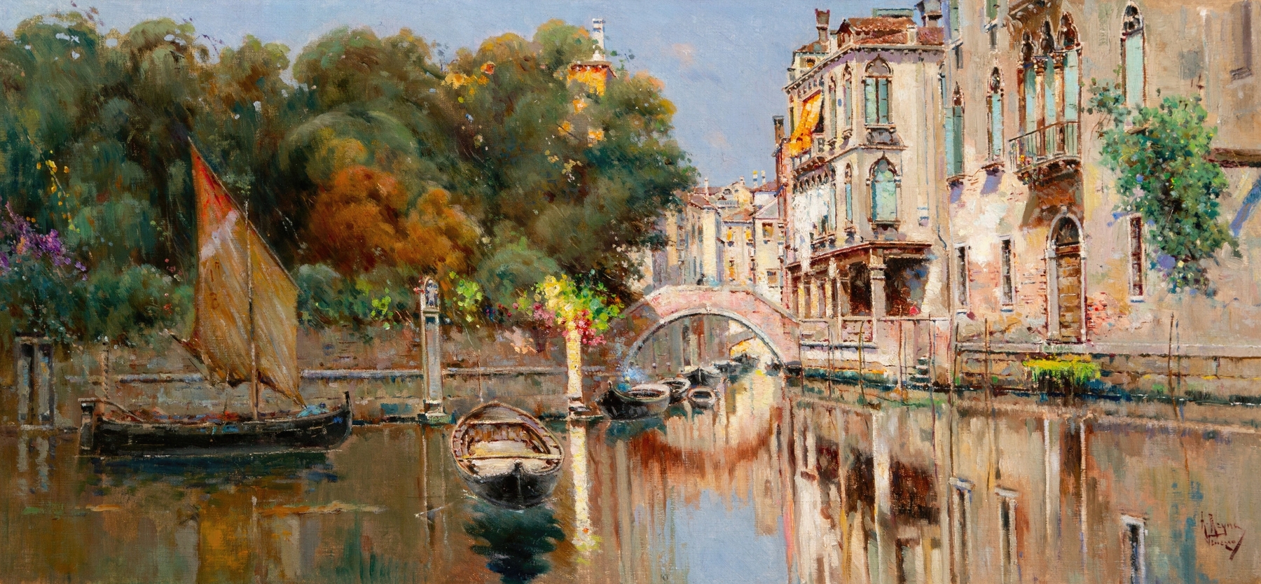 Enchanting Venice, by Antonio María de Reyna Manescau, public domain