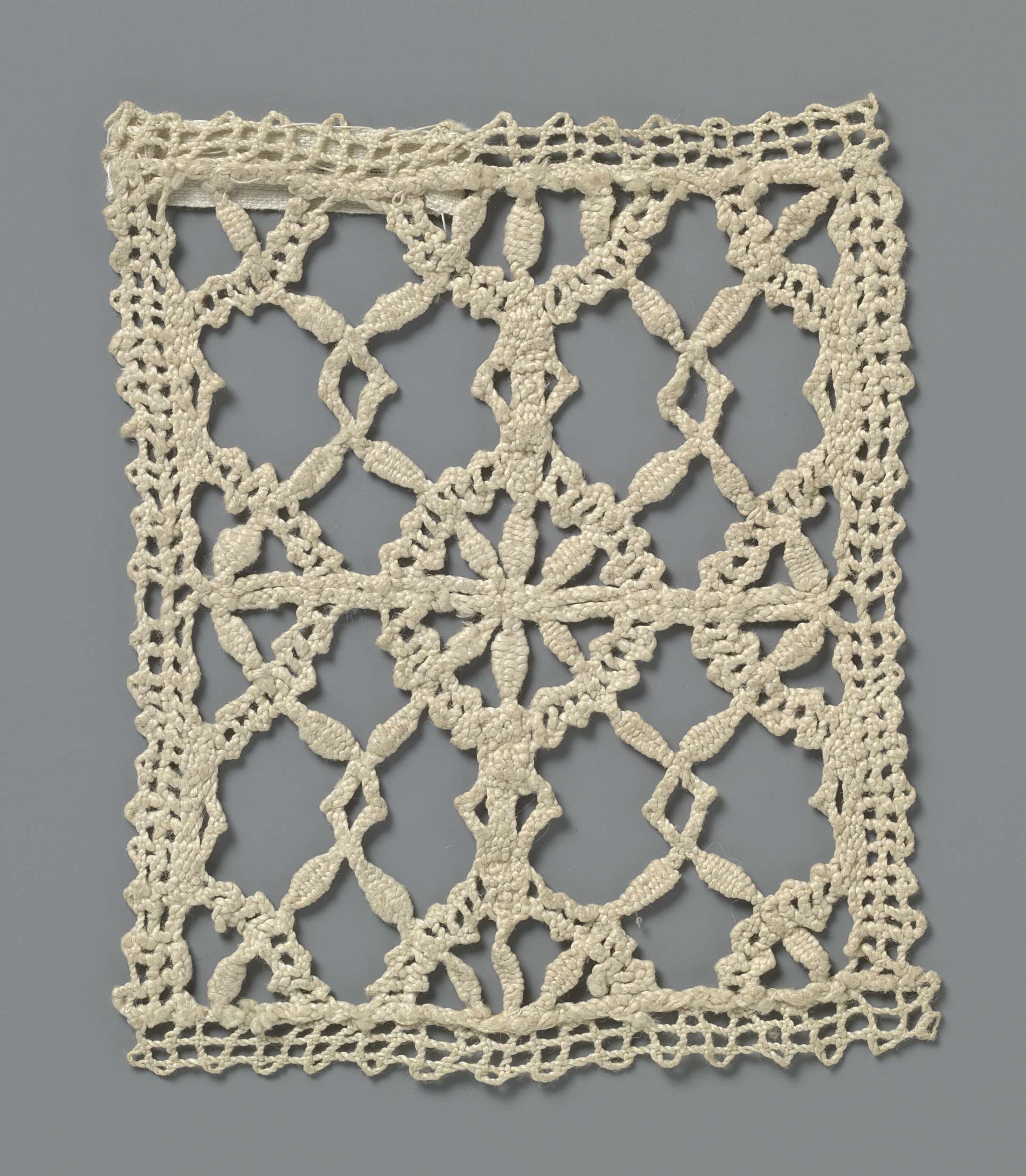 Lacework by Unknown Artist featuring geometric shapes, medium lace