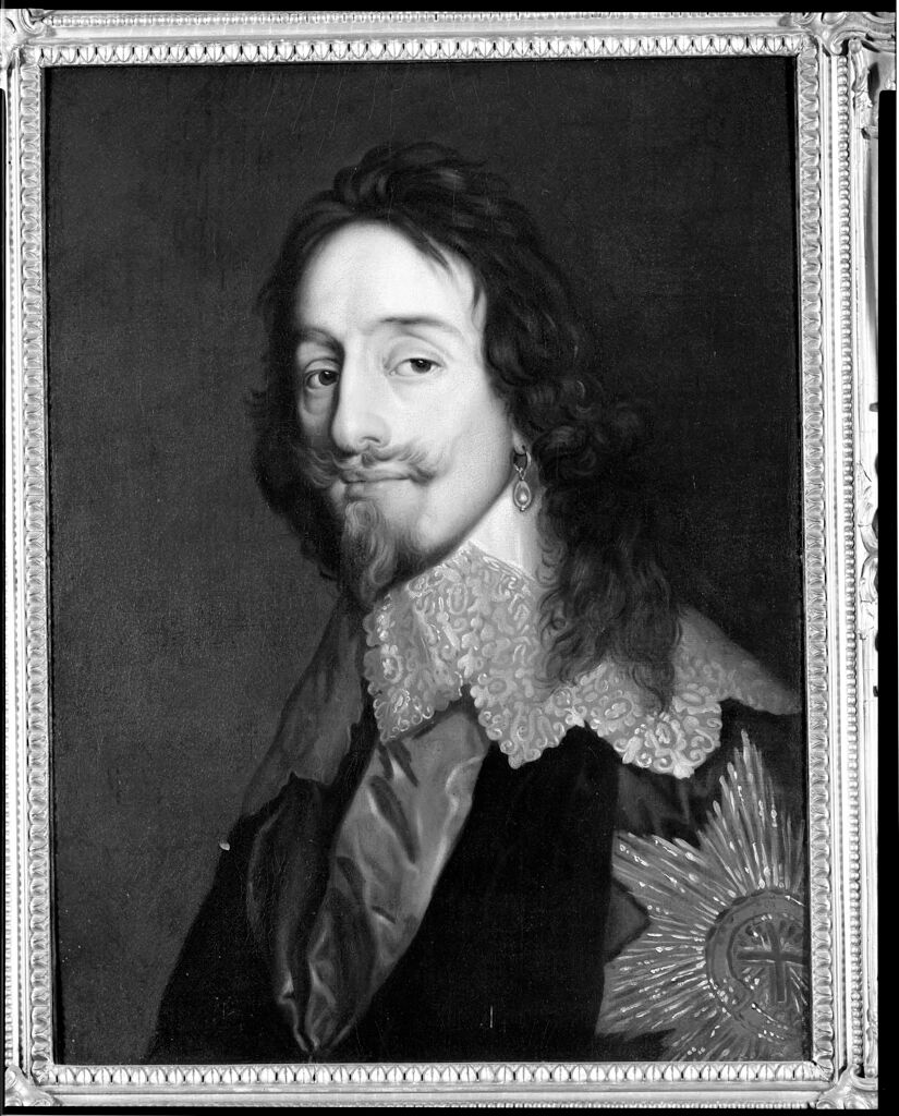 Charles I (after a van Dyck painting in the Staatliche Museen, Gemaldegalerie, Dresden), by Unidentified artist, public domain