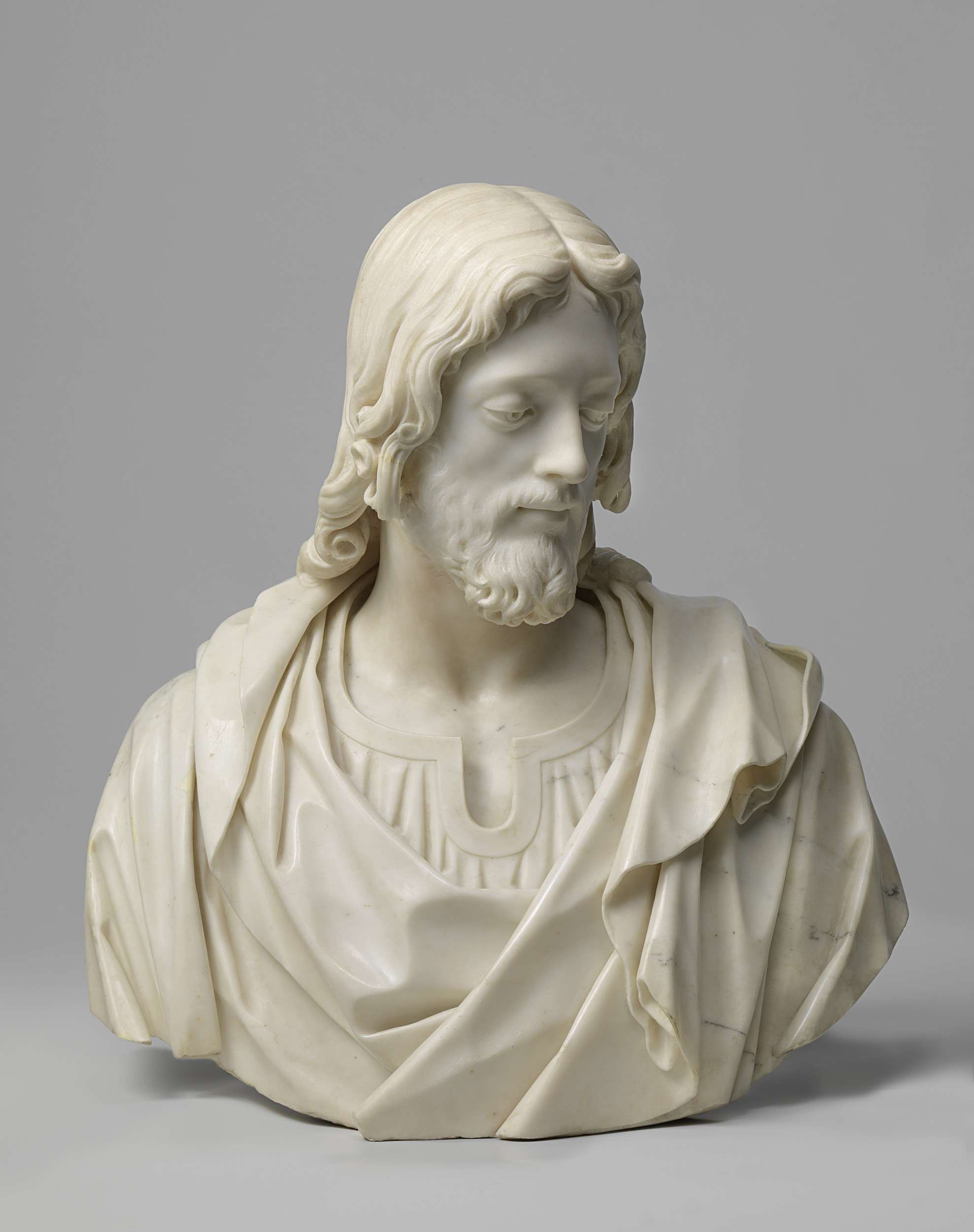 Marble bust of Christ as Saviour by Giovanni Battista Caccini