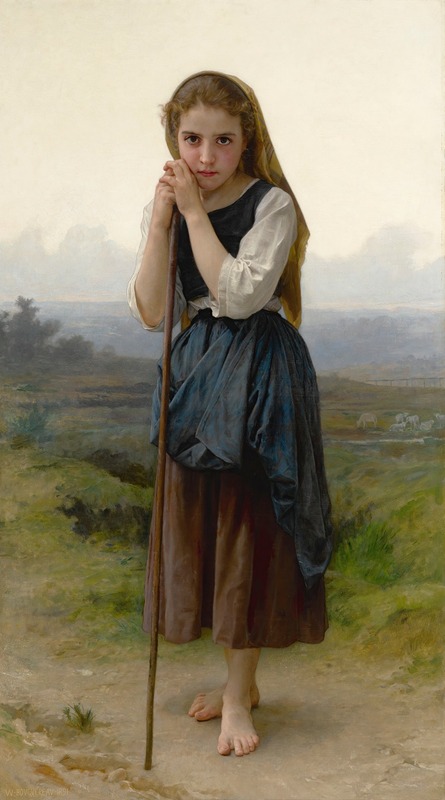 Petite Bergère by William Bouguereau