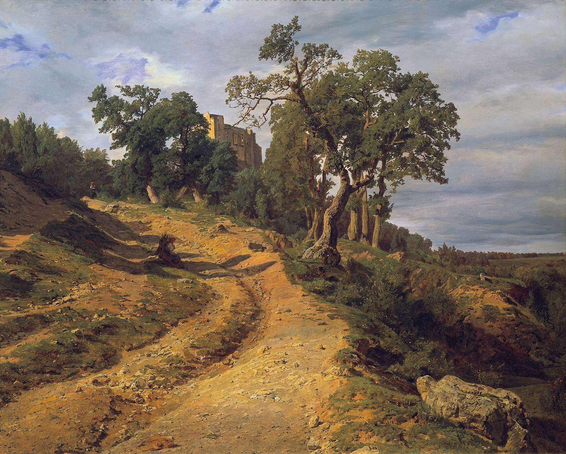 Die Ruine Liechtenstein bei Mödling, by Ferdinand Georg Waldmüller, public domain