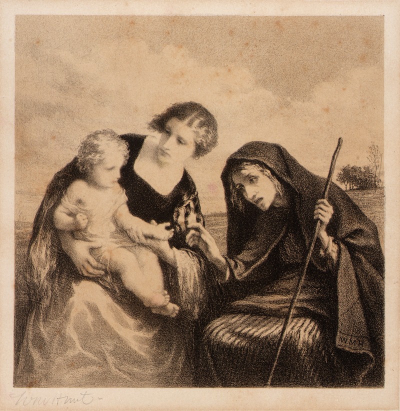 A captivating scene depicting a fortune teller and her client.