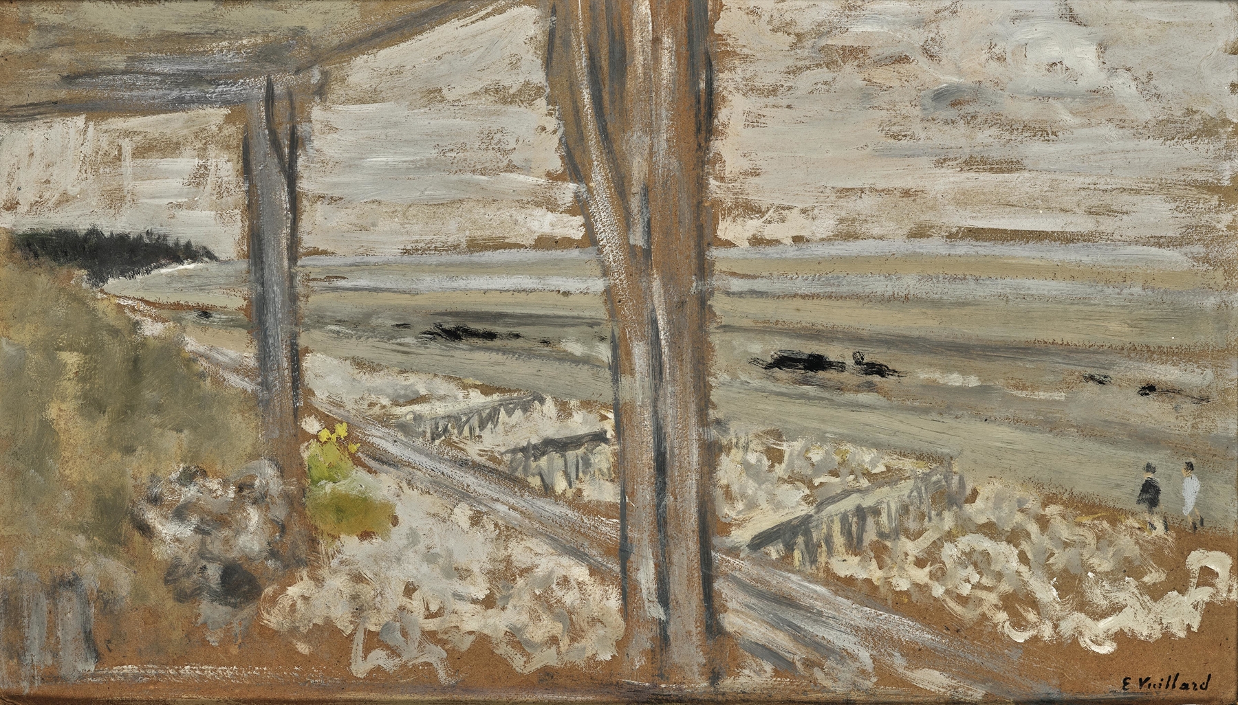 La Grève, by Édouard Vuillard, public domain