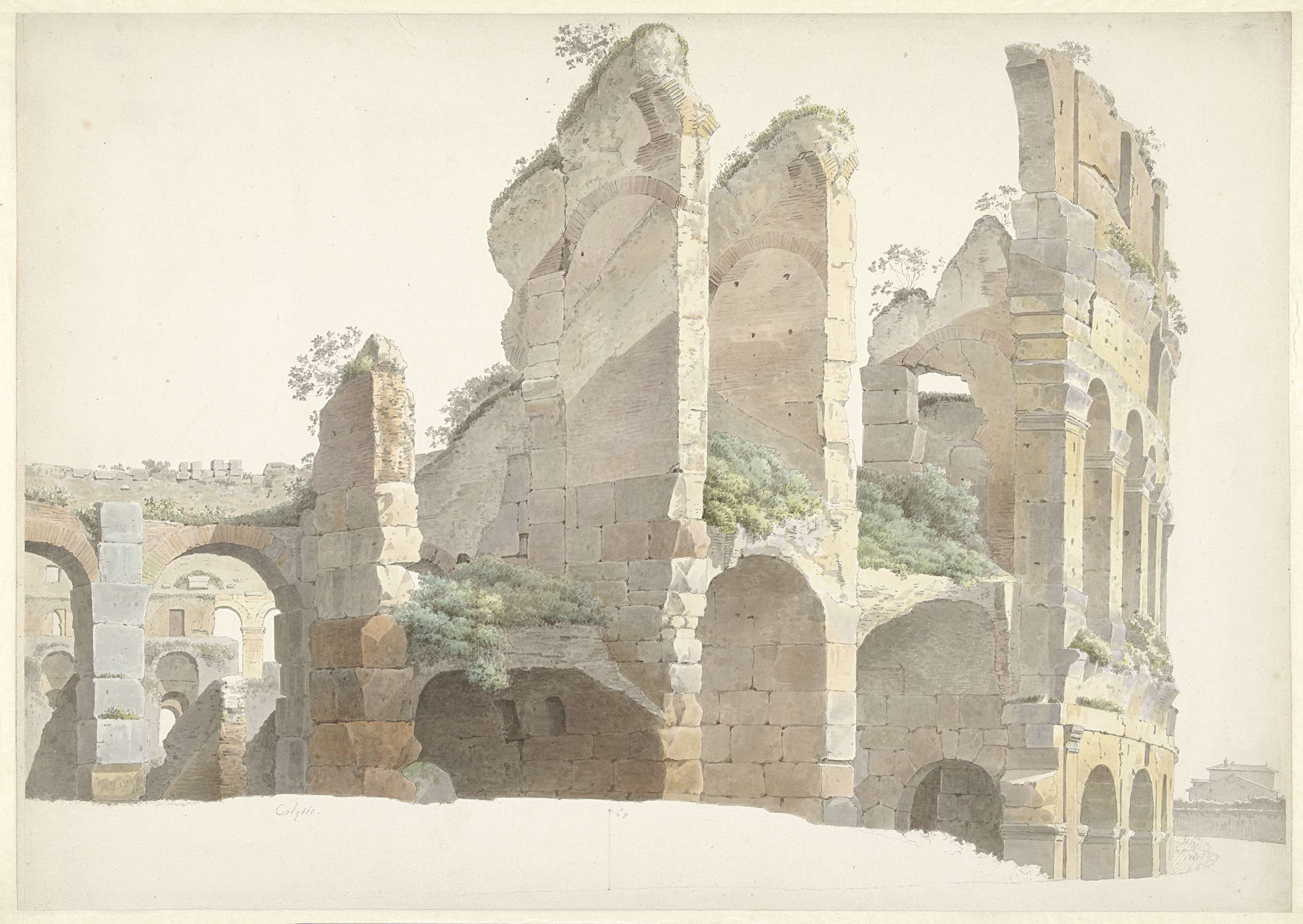 Het Colosseum te Rome, by Josephus Augustus Knip, public domain
