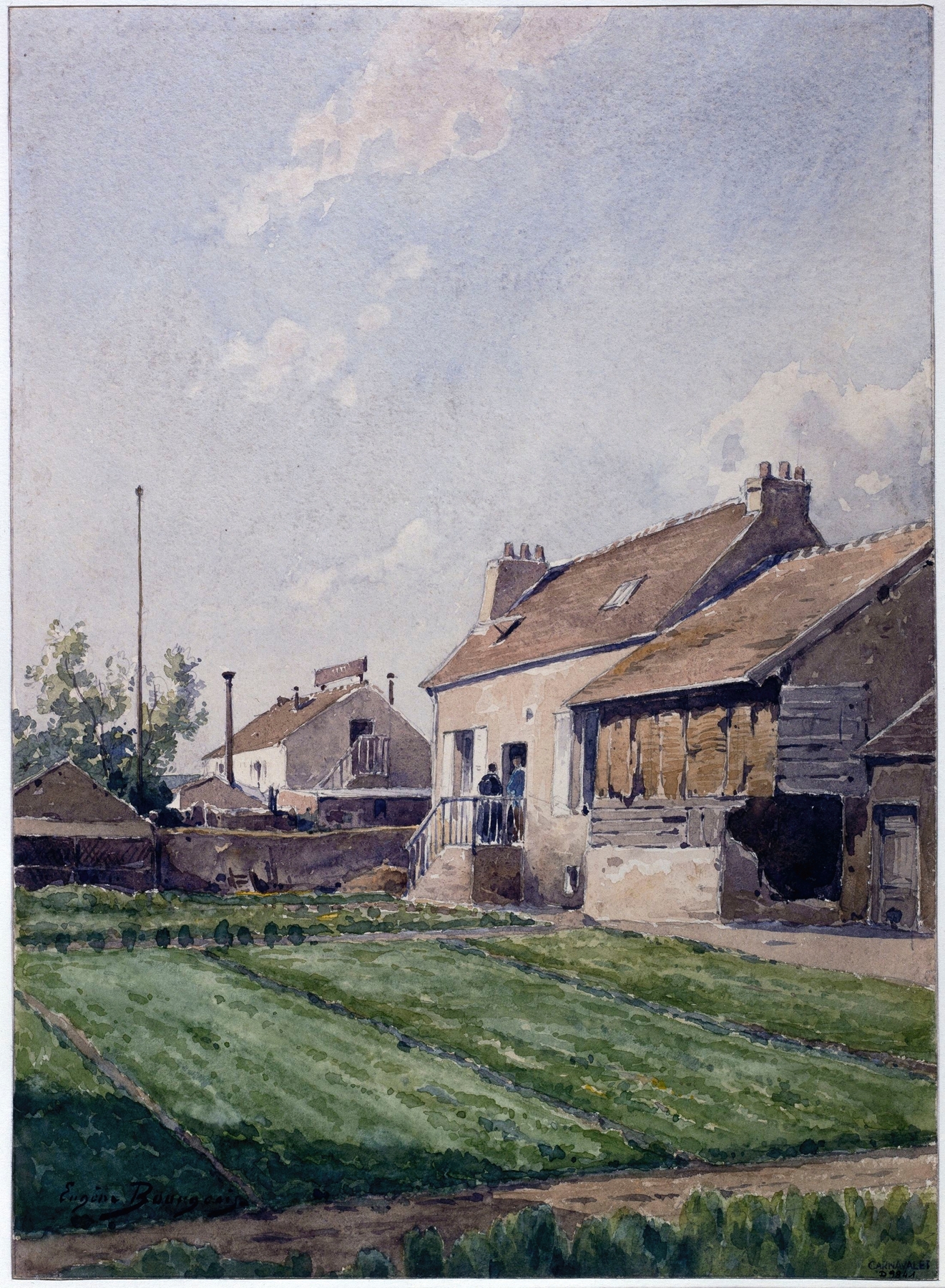 Rue Montempoivre, by Eugène Bourgeois, public domain