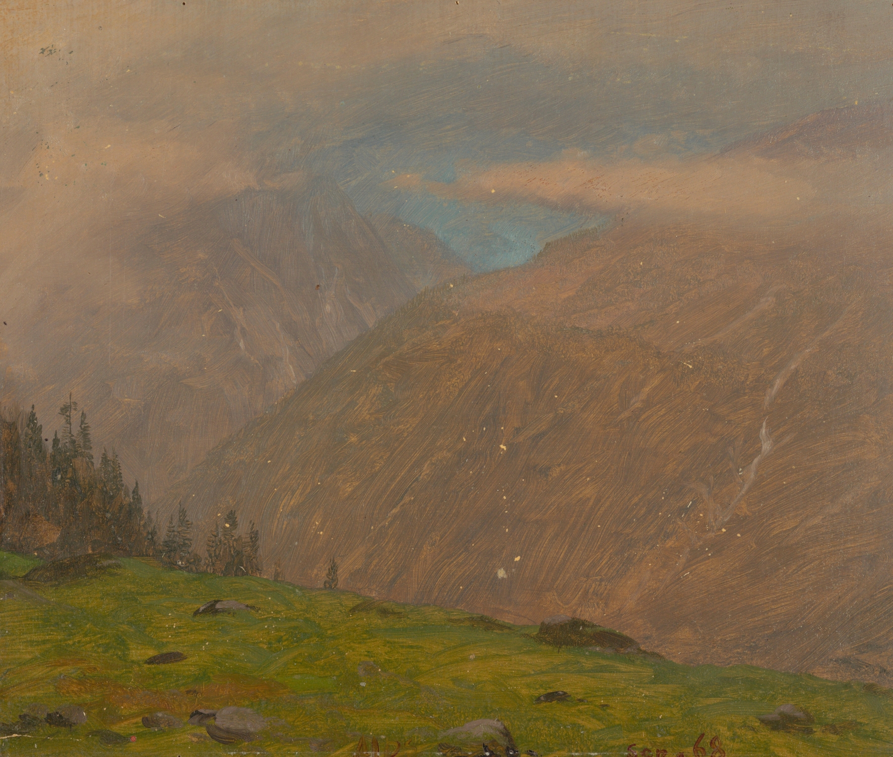 Italian Alps, by Frederic Edwin Church, public domain
