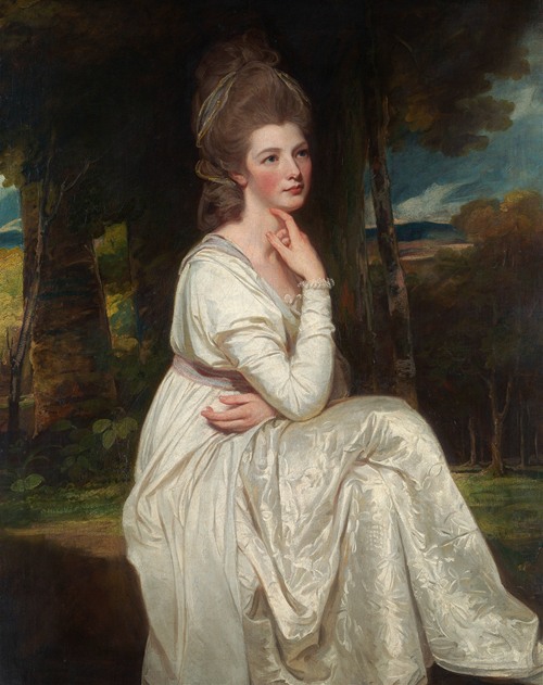 Portrait of Lady Elizabeth Stanley by George Romney.