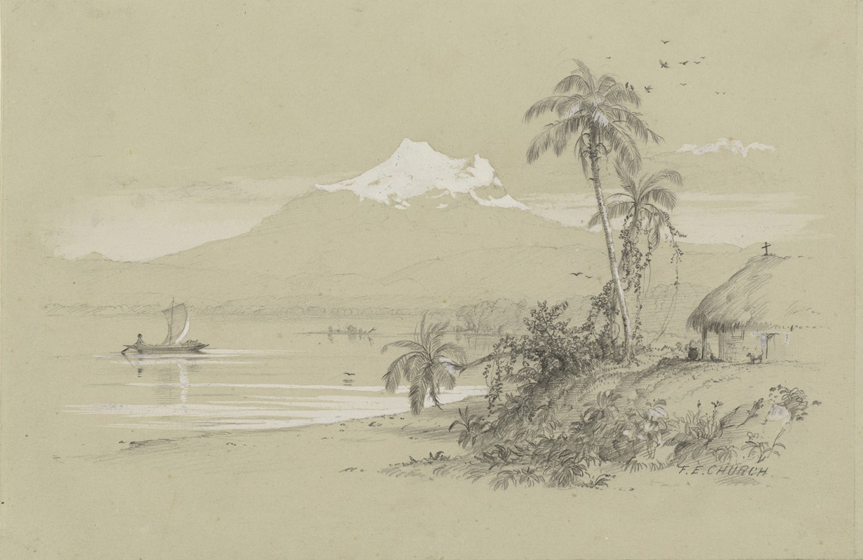 Frederic Edwin Church's painting captures the beauty of the Magdalena River in Ecuador.