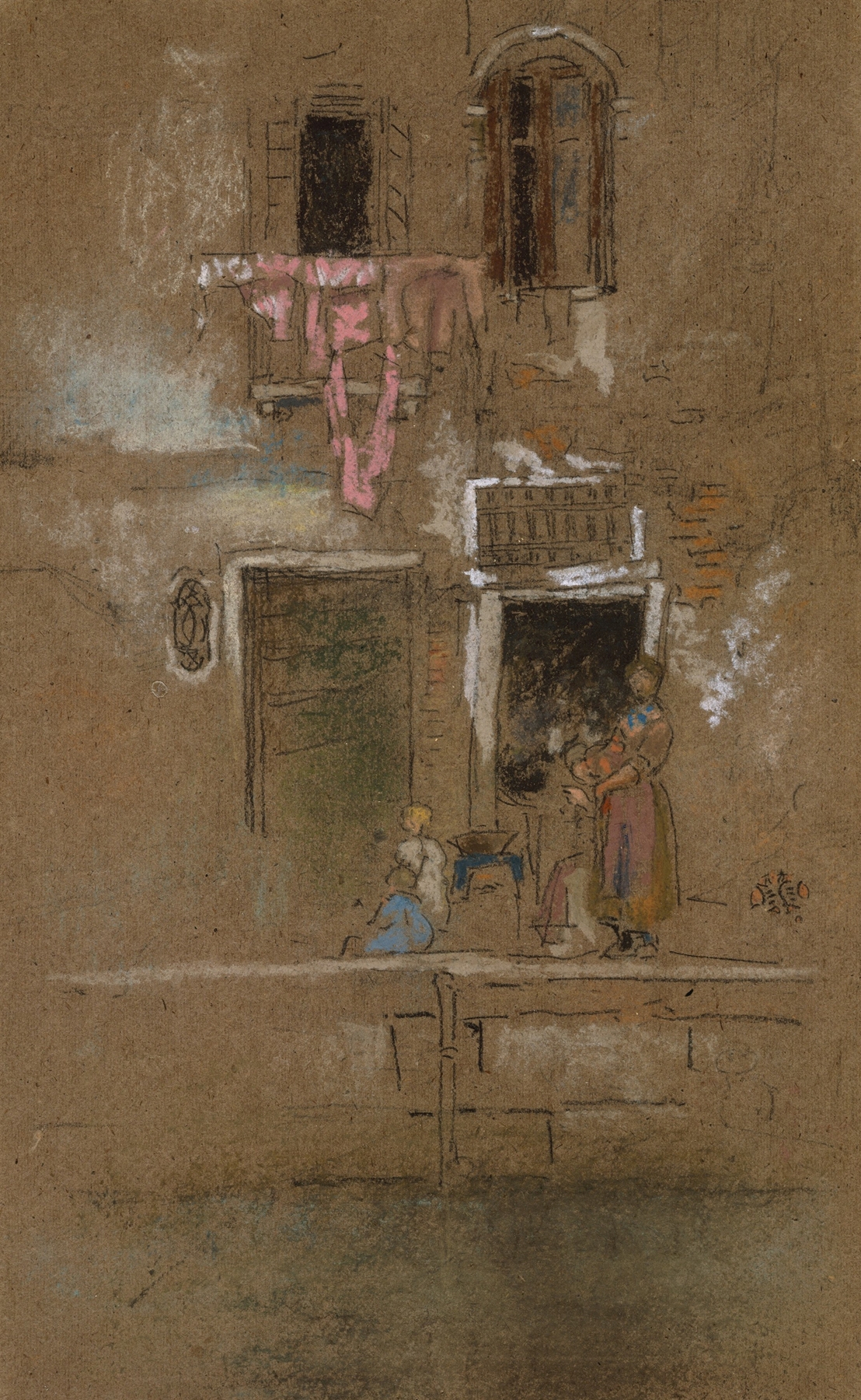 Note in Pink and Brown, by James Abbott McNeill Whistler, public domain