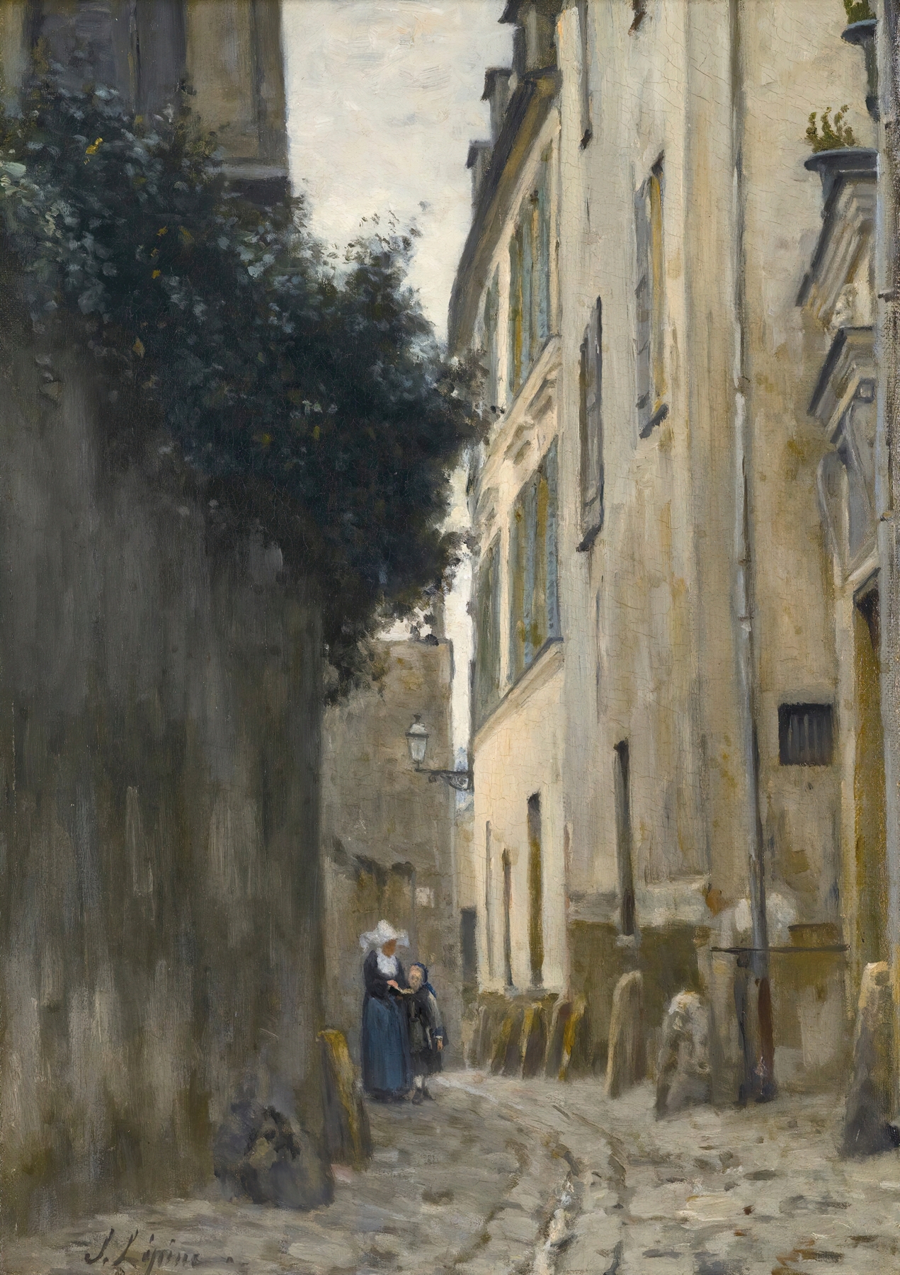 Montmartre. La Rue Saint-Vincent, by Stanislas Lépine, public domain