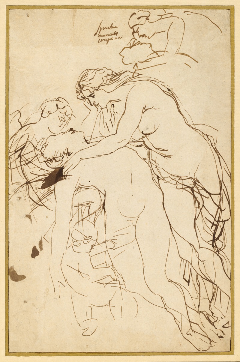 Peter Paul Rubens' 'Venus Lamenting Adonis' depicts a poignant scene of love and loss.