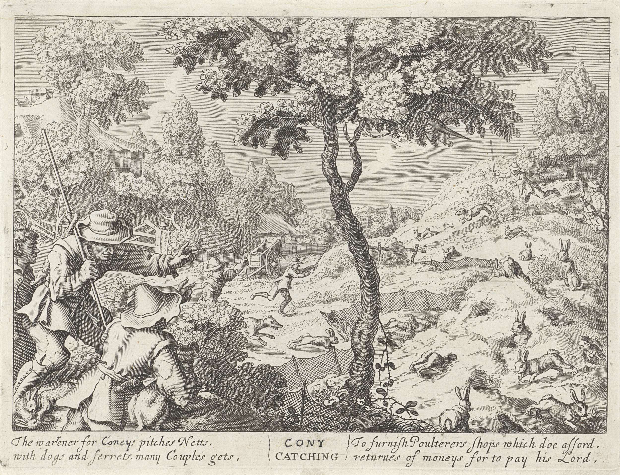Konijnenjacht, by Richard Gaywood, public domain