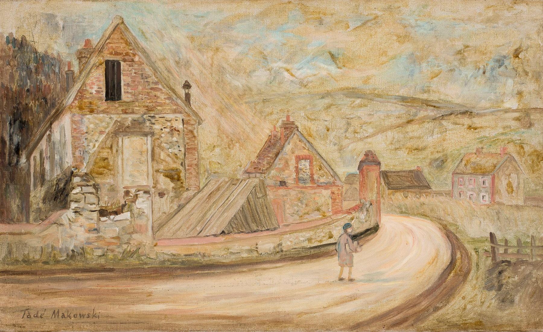 Road to Merey, by Tadeusz Makowski, public domain