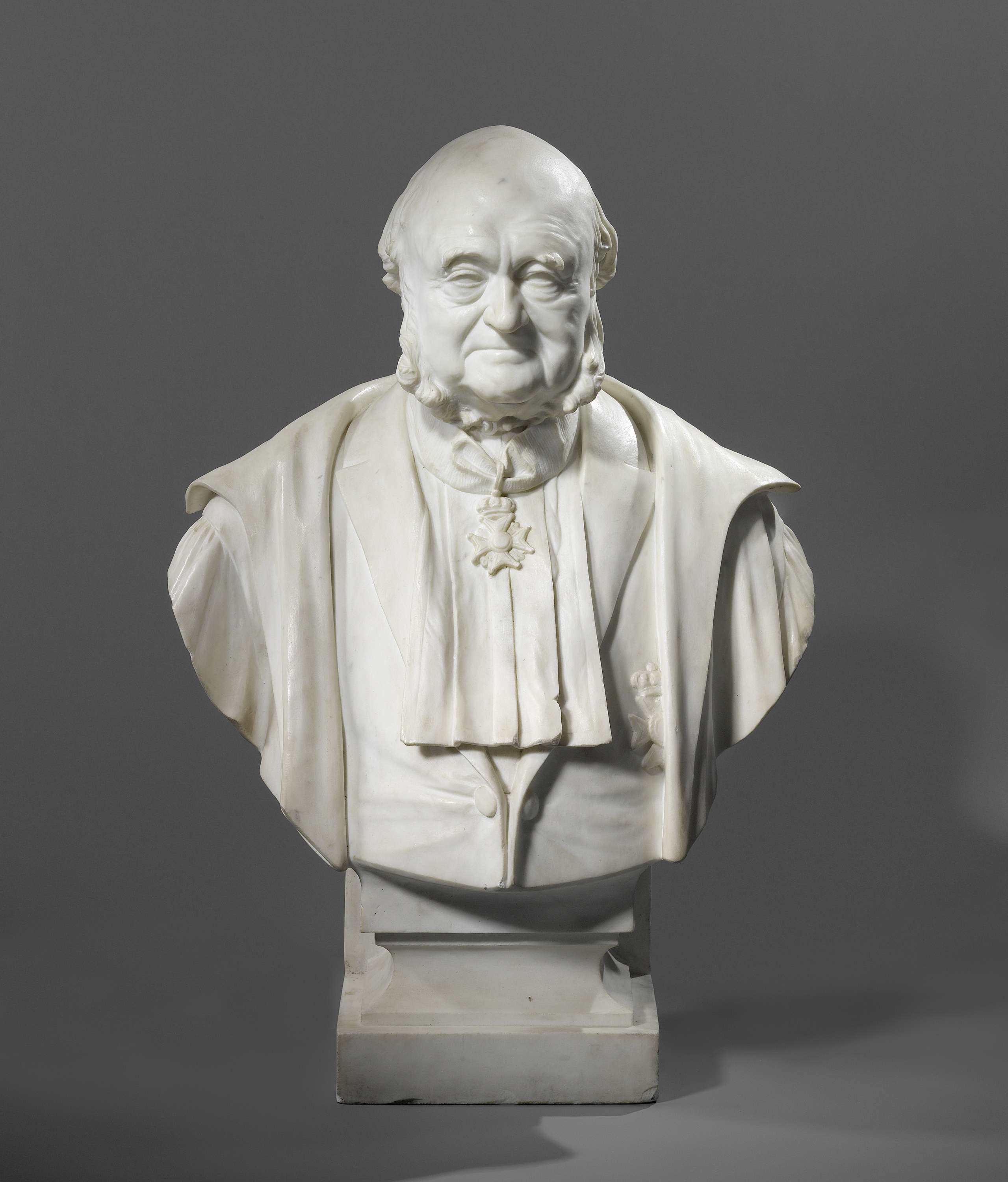 Marble bust of Dr. Nicolaas Beets by Cornelis Beets