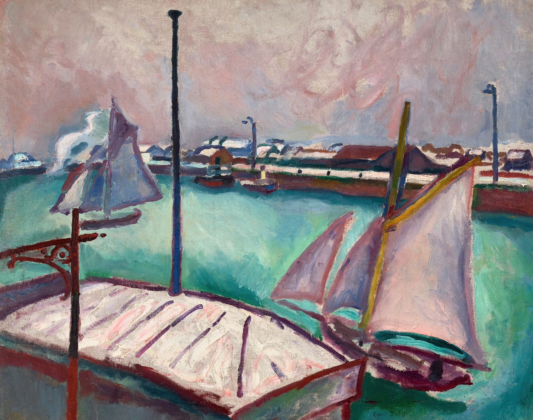 Les Barques, by Raoul Dufy, public domain