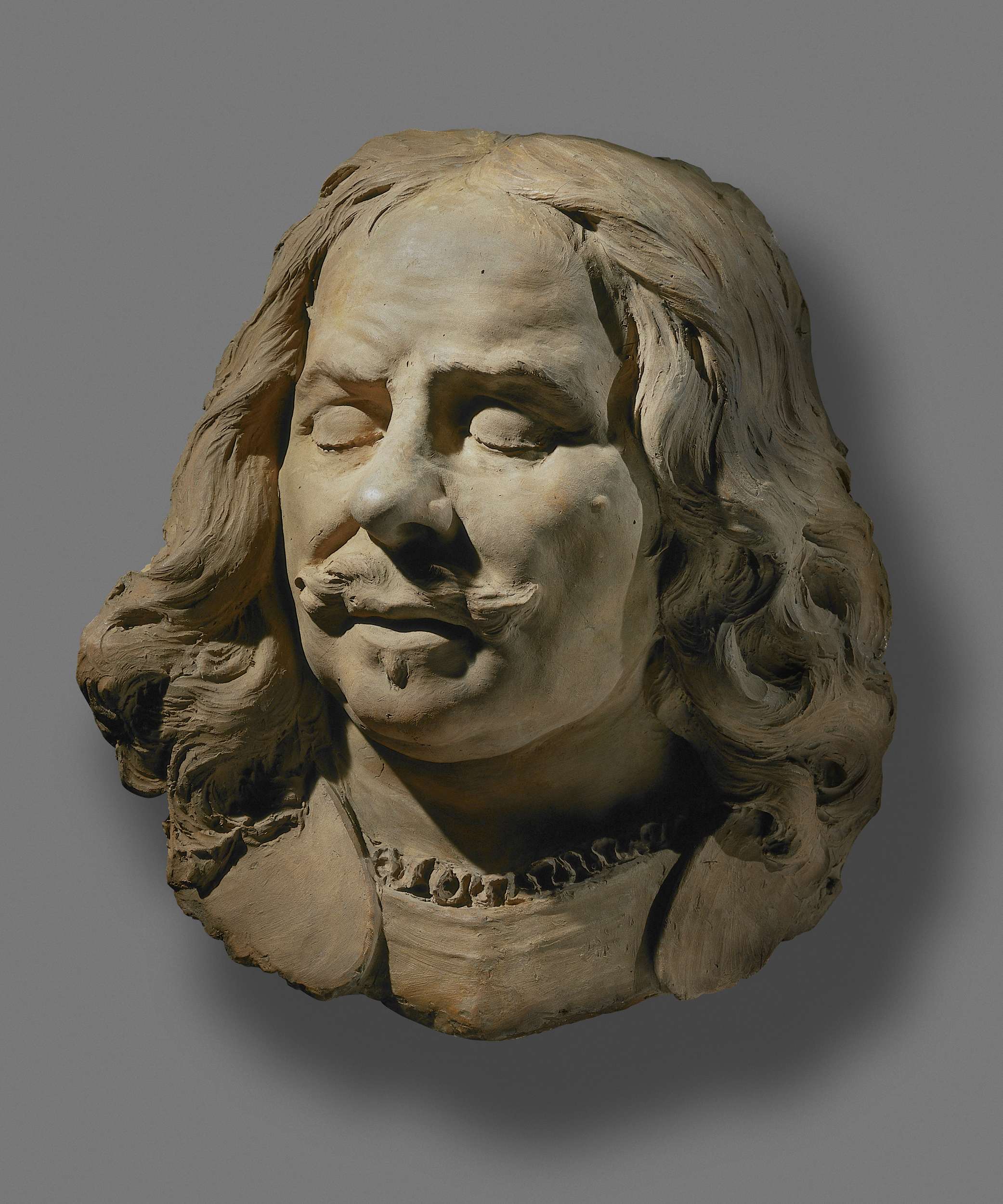 Terracotta portrait of Michiel de Ruyter by Rombout Verhulst