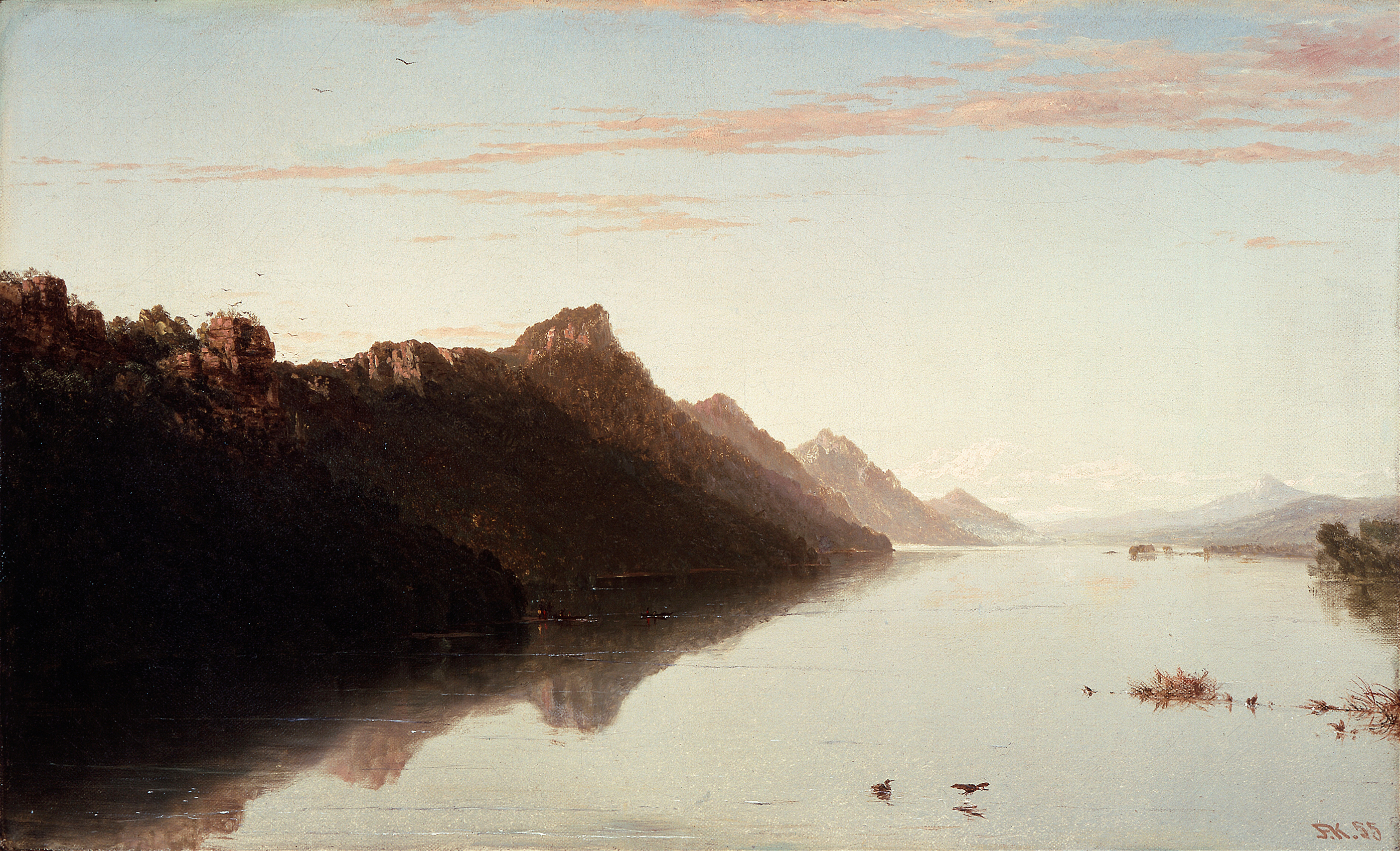 View on the Upper Mississippi, by John Frederick Kensett, public domain