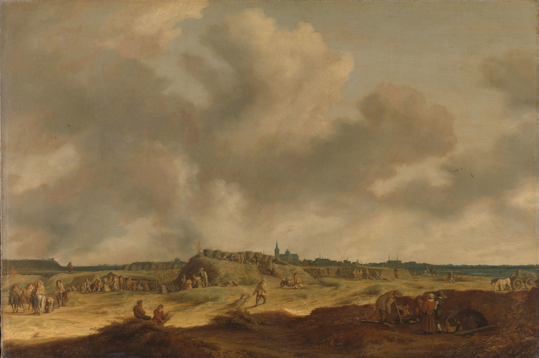 Frederik Hendrik’s Siege of ’s-Hertogenbosch, oil on canvas by Pieter de Neyn