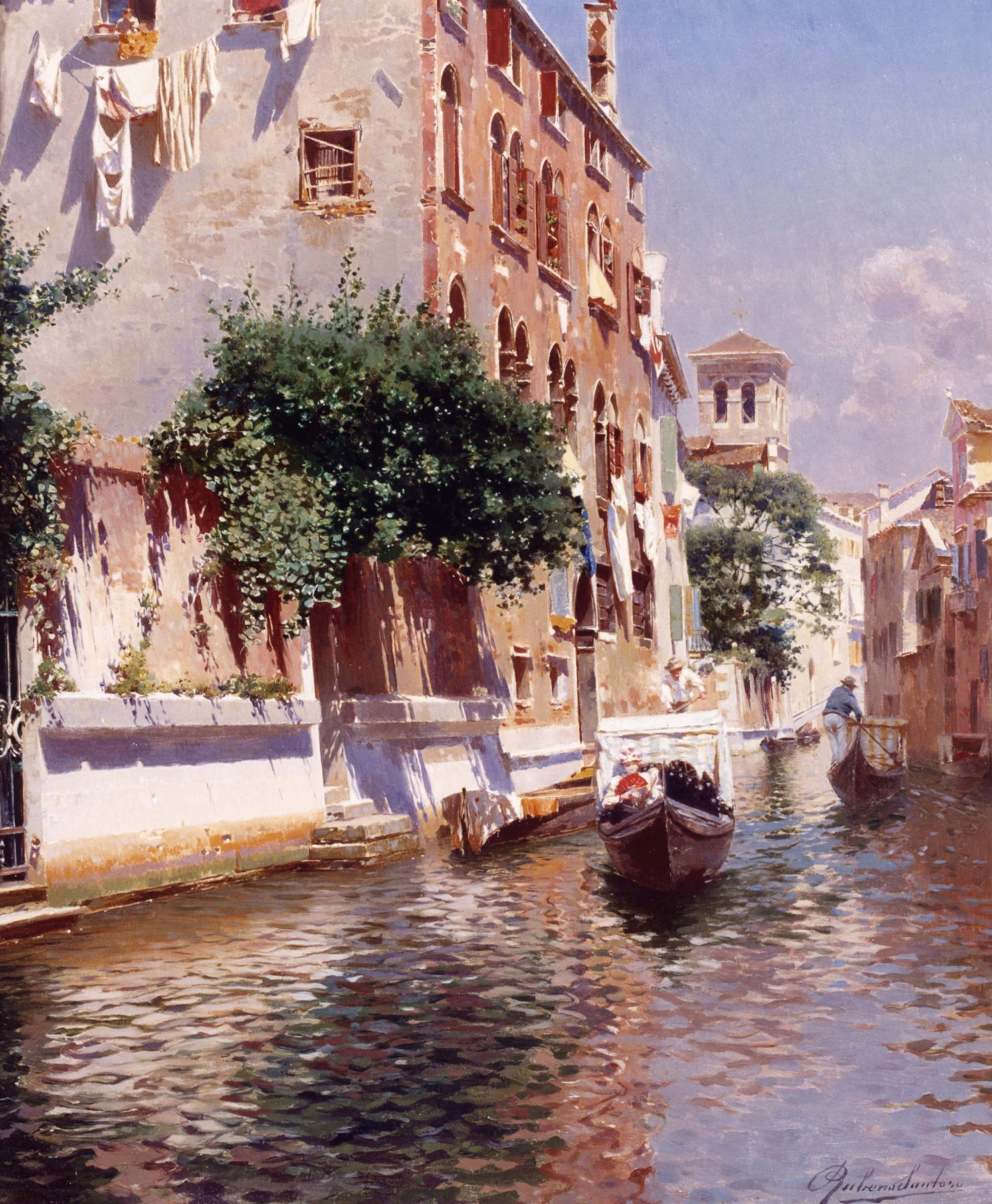 St. Apostoli Canal, Venice, by Rubens Santoro, public domain