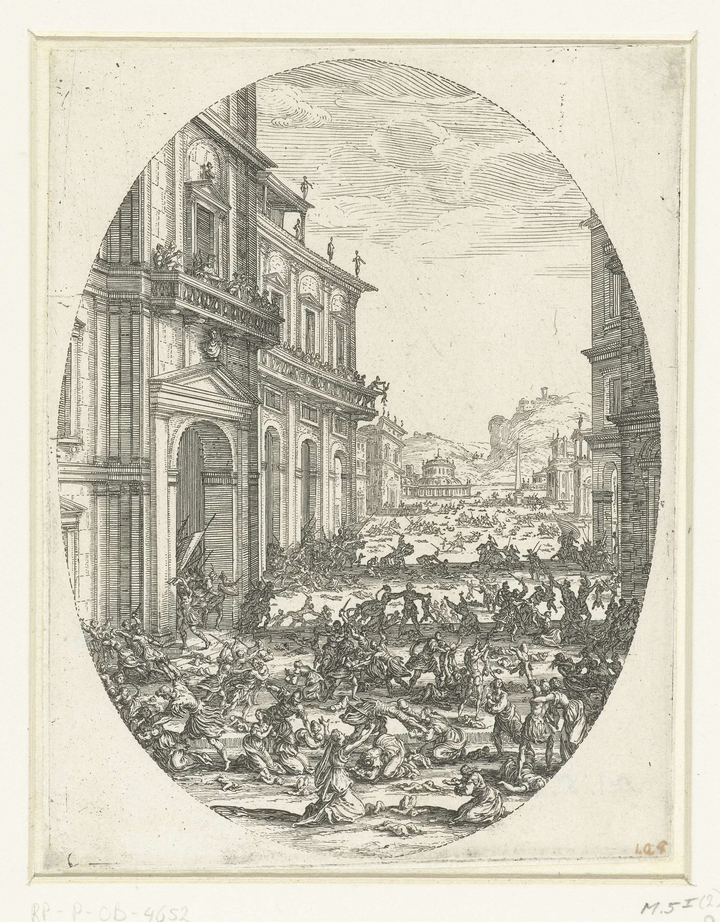 De kindermoord, by Jacques Callot, public domain