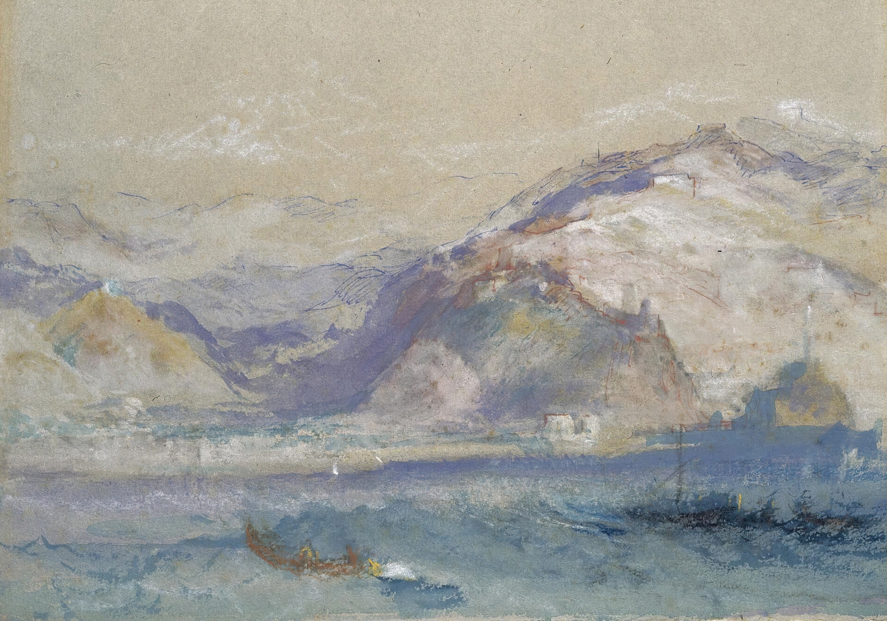 Genoa From The Sea, by Joseph Mallord William Turner, public domain